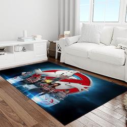 ghostbusters supernatural comedy film movie carpet area rug home decor halloween gift best present for friends light room gbs12