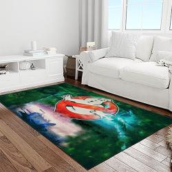 ghostbusters supernatural comedy film movie carpet area rug home decor halloween gift best present for friends light room gbs17