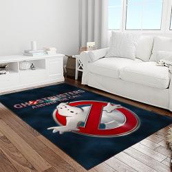 ghostbusters supernatural comedy film movie carpet area rug home decor halloween gift best present for friends light room gbs18