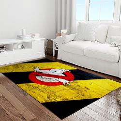 ghostbusters supernatural comedy film movie carpet area rug home decor halloween gift best present for friends light room gbs19