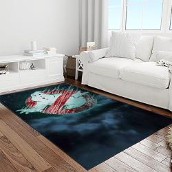ghostbusters supernatural comedy film movie carpet area rug home decor halloween gift best present for friends light room gbs22