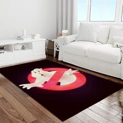 ghostbusters supernatural comedy film movie carpet area rug home decor halloween gift best present for friends light room gbs25