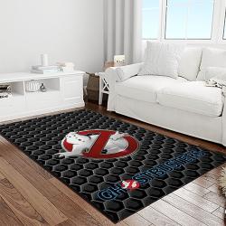 ghostbusters supernatural comedy film movie carpet area rug home decor halloween gift best present for friends light room gbs3