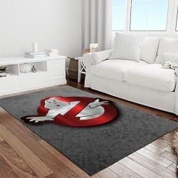 ghostbusters supernatural comedy film movie carpet area rug home decor halloween gift best present for friends light room gbs7