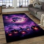 halloween style pumpkin autumn retangle carpet area rug home decor halloween gift dark room hal1