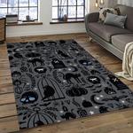 halloween style pumpkin autumn retangle carpet area rug home decor halloween gift dark room hal18