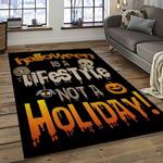 halloween style pumpkin autumn retangle carpet area rug home decor halloween gift dark room hal21