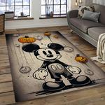 halloween style pumpkin autumn retangle carpet area rug home decor halloween gift dark room hal23