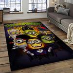halloween style pumpkin autumn retangle carpet area rug home decor halloween gift dark room hal24