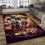 halloween style pumpkin autumn retangle carpet area rug home decor halloween gift dark room hal27