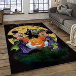 halloween style pumpkin autumn retangle carpet area rug home decor halloween gift dark room hal30