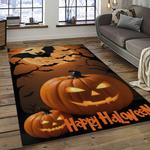 halloween style pumpkin autumn retangle carpet area rug home decor halloween gift dark room hal49