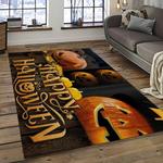 halloween style pumpkin autumn retangle carpet area rug home decor halloween gift dark room hal97