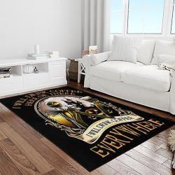 halloween style pumpkin autumn retangle carpet area rug home decor halloween gift light room hal19