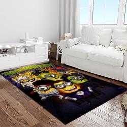 halloween style pumpkin autumn retangle carpet area rug home decor halloween gift light room hal24