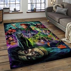 Hocus Pocus Supernatural Comedy Film Movie Carpet Area Rug Home Decor Halloween Gift Best Present For Friends HPS43