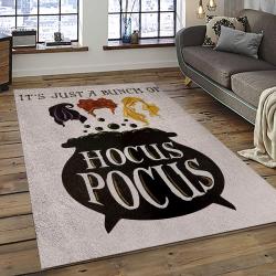 Hocus Pocus Supernatural Comedy Film Movie Carpet Area Rug Home Decor Halloween Gift Best Present For Friends HPS5