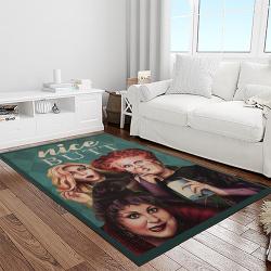 hocus pocus supernatural comedy film movie carpet area rug home decor halloween gift best present for friends light room hps1