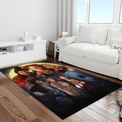 hocus pocus supernatural comedy film movie carpet area rug home decor halloween gift best present for friends light room hps22