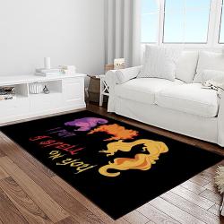 hocus pocus supernatural comedy film movie carpet area rug home decor halloween gift best present for friends light room hps25