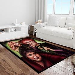 hocus pocus supernatural comedy film movie carpet area rug home decor halloween gift best present for friends light room hps33