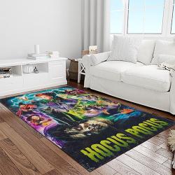 hocus pocus supernatural comedy film movie carpet area rug home decor halloween gift best present for friends light room hps39