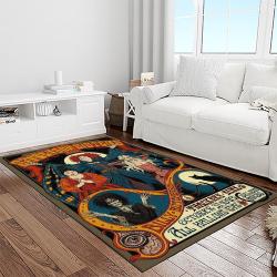 hocus pocus supernatural comedy film movie carpet area rug home decor halloween gift best present for friends light room hps44