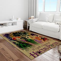 hocus pocus supernatural comedy film movie carpet area rug home decor halloween gift best present for friends light room hps46
