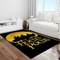 hocus pocus supernatural comedy film movie carpet area rug home decor halloween gift best present for friends light room hps6