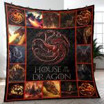 house of the dragon film movie series quilt blanket amazing gift for fans and friends home decor hotd1