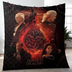 House Of The Dragon Film Movie Series Quilt Blanket Amazing Gift For Fans And Friends Home Decor HOTD15