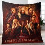 house of the dragon film movie series quilt blanket amazing gift for fans and friends home decor hotd4