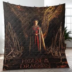 House Of The Dragon Film Movie Series Quilt Blanket Amazing Gift For Fans And Friends Home Decor HOTD5