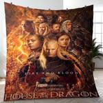 house of the dragon film movie series quilt blanket amazing gift for fans and friends home decor hotd6