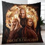 house of the dragon film movie series quilt blanket amazing gift for fans and friends home decor hotd8