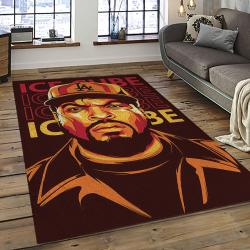 Ice Cube Rapper Hiphop Music Retangle Carpet Area Rug Home Decor Best Gift For Fan And Friends IC17