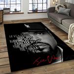 ice cube rapper hiphop music retangle carpet area rug home decor best gift for fan and friends dark room ic5