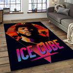 ice cube rapper hiphop music retangle carpet area rug home decor best gift for fan and friends dark room ic8