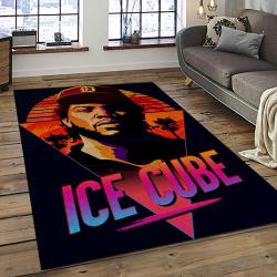 Ice Cube Rapper Hiphop Music Retangle Carpet Area Rug Home Decor Best Gift For Fan And Friends IC8