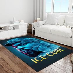 ice cube rapper hiphop music retangle carpet area rug home decor best gift for fan and friends light room ic3