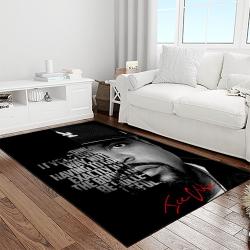 ice cube rapper hiphop music retangle carpet area rug home decor best gift for fan and friends light room ic5