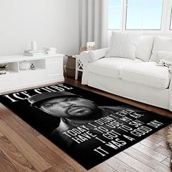 ice cube rapper hiphop music retangle carpet area rug home decor best gift for fan and friends light room ic6