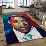 jay z rapper hiphop music retangle carpet area rug home decor best gift for fan and friends dark rooms jz14