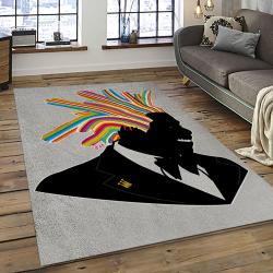 Jay-Z Rapper Hiphop Music Retangle Carpet Area Rug Home Decor Best Gift For Fan And Friends JZ5