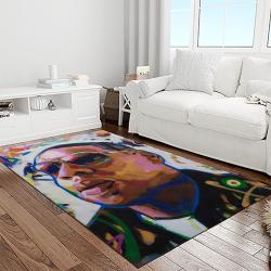 jay z rapper hiphop music retangle carpet area rug home decor best gift for fan and friends light rooms jz16