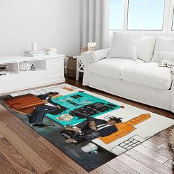 jay z rapper hiphop music retangle carpet area rug home decor best gift for fan and friends light rooms jz7