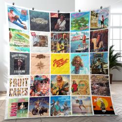 Jimmy Buffett Tropical Rock Singer Musician Quilt Blanket Fleece Blanket Amazing Gift For Fans Room Decor JB10