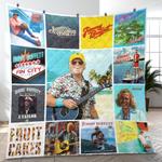jimmy buffett tropical rock singer musician quilt blanket fleece blanket amazing gift for fans room decor jb2