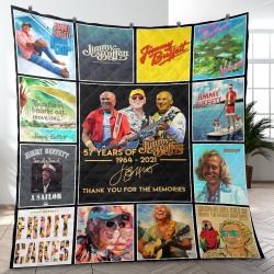Jimmy Buffett Tropical Rock Singer Musician Quilt Blanket Fleece Blanket Amazing Gift For Fans Room Decor JB6