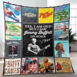Jimmy Buffett Tropical Rock Singer Musician Quilt Blanket Fleece Blanket Amazing Gift For Fans Room Decor JB7